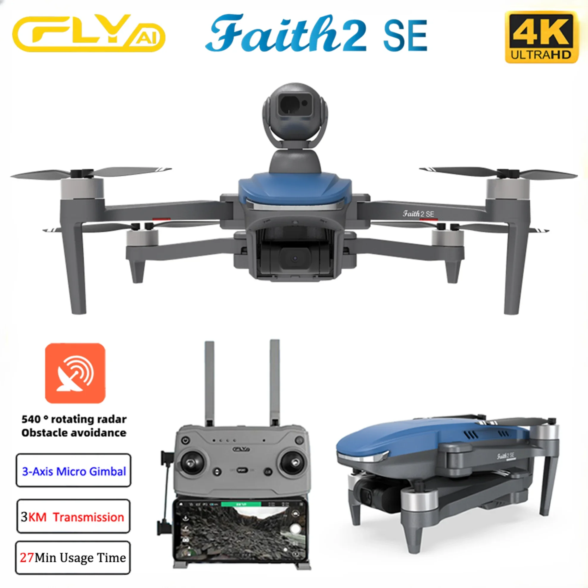 เฟธ 2 เอสอี พร้อม 540 °   โดรน - Jjrc Drone X12 บทวิจารณ์และราคา